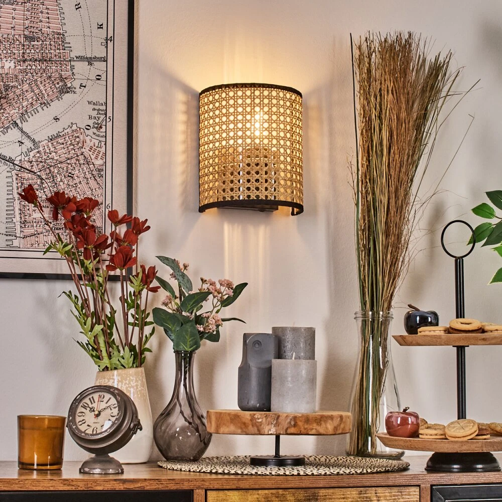 Abedim Wandleuchte Schwarz, 1-flammig 13 Abedim Wandleuchte Schwarz, 1-flammig – Bild 11