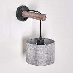 Adelboden Wandleuchte Holz Dunkel, Schwarz, 1-flammig -Lampe Verkäufe adelboden wandleuchte h3328286 5