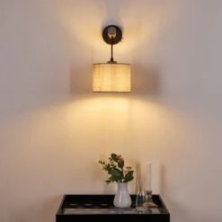 Adelboden Wandleuchte Holz Dunkel, Schwarz, 1-flammig -Lampe Verkäufe adelboden wandleuchte h3328286 7