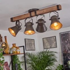 Aduard Deckenleuchte Braun, Schwarz, 4-flammig -Lampe Verkäufe aduard deckenleuchte h3538364 8