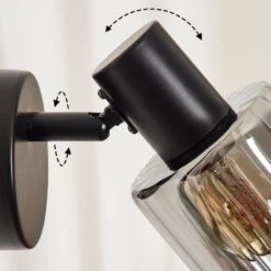 Aggebo Wandleuchte Glas 8 Cm Schwarz, 1-flammig -Lampe Verkäufe aggebo wandleuchte glas 8 cm h3728963 5