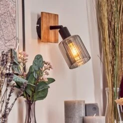 Aggebo Wandleuchte Glas 8 Cm Naturfarben, Schwarz, 1-flammig -Lampe Verkäufe aggebo wandleuchte glas 8 cm h3729045 6