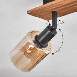 Aggebu Deckenleuchte Glas 8 Cm Naturfarben, Schwarz, 2-flammig -Lampe Verkäufe aggebu deckenleuchte glas 8 cm h3729076 2