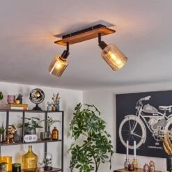 Aggebu Deckenleuchte Glas 8 Cm Naturfarben, Schwarz, 2-flammig -Lampe Verkäufe aggebu deckenleuchte glas 8 cm h3729076 6