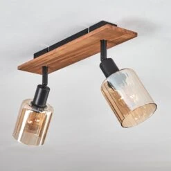 Aggebu Deckenleuchte Glas 8 Cm Naturfarben, Schwarz, 2-flammig -Lampe Verkäufe aggebu deckenleuchte glas 8 cm h3729076 7