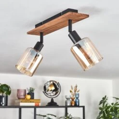 Aggebu Deckenleuchte Glas 8 Cm Naturfarben, Schwarz, 2-flammig -Lampe Verkäufe aggebu deckenleuchte glas 8 cm h3729076 9