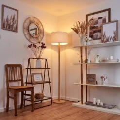 Akrema Stehleuchte Naturfarben, Schwarz, 1-flammig 18 Akrema Stehleuchte Naturfarben, Schwarz, 1-flammig -Lampe Verkäufe akrema stehleuchte h3453483 5