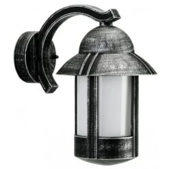 Albert Leuchten 1841 Außenwandleuchte Schwarz, Silber, 1-flammig