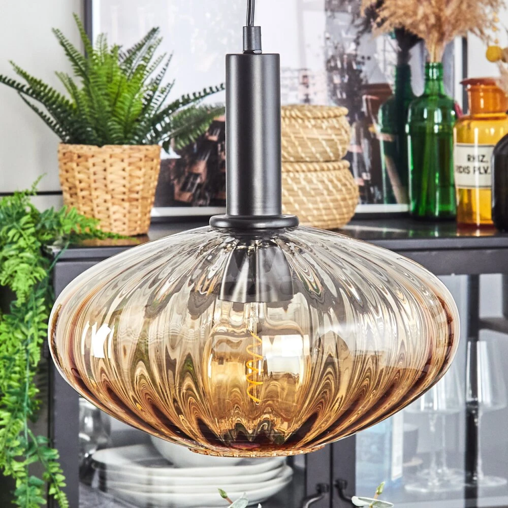 Alcofra Hängeleuchte Schwarz, 3-flammig 5 Alcofra Hängeleuchte Schwarz, 3-flammig – Bild 3