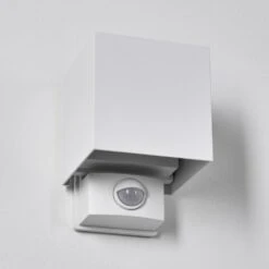 Almodofa Außenwandleuchte Weiß, 1-flammig, Bewegungsmelder -Lampe Verkäufe almodofa aussenwandleuchte h3741986 9