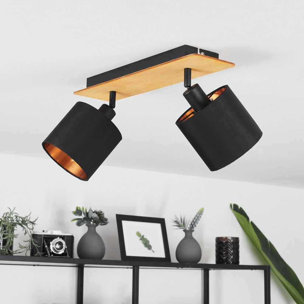 Alsen Deckenleuchte Braun, Schwarz, 2-flammig 12 Alsen Deckenleuchte Braun, Schwarz, 2-flammig – Bild 10