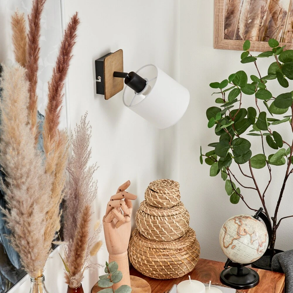 Alsen Wandleuchte Holz Dunkel, Schwarz, 1-flammig 14 Alsen Wandleuchte Holz Dunkel, Schwarz, 1-flammig – Bild 12