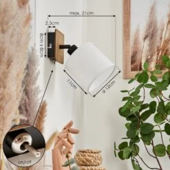 Alsen Wandleuchte Holz Dunkel, Schwarz, 1-flammig 17 Alsen Wandleuchte Holz Dunkel, Schwarz, 1-flammig -Lampe Verkäufe alsen wandleuchte h3581179 3