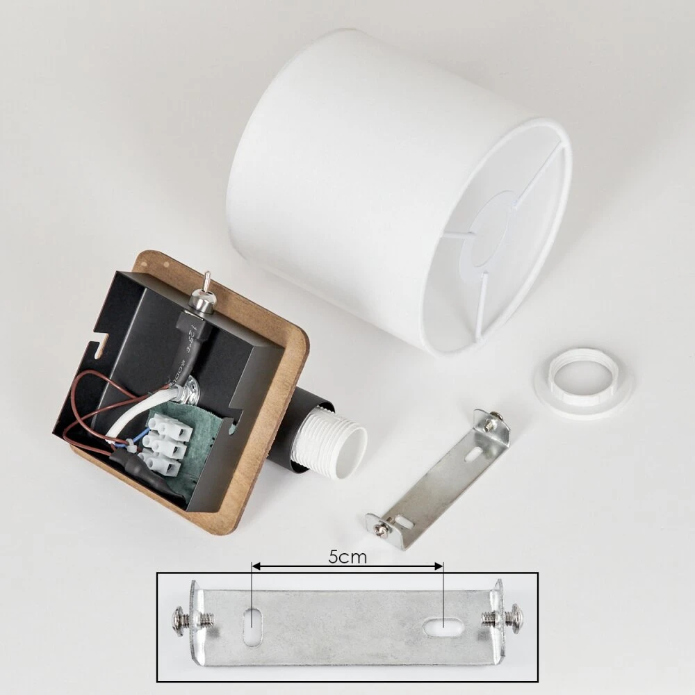 Alsen Wandleuchte Holz Dunkel, Schwarz, 1-flammig 7 Alsen Wandleuchte Holz Dunkel, Schwarz, 1-flammig – Bild 5