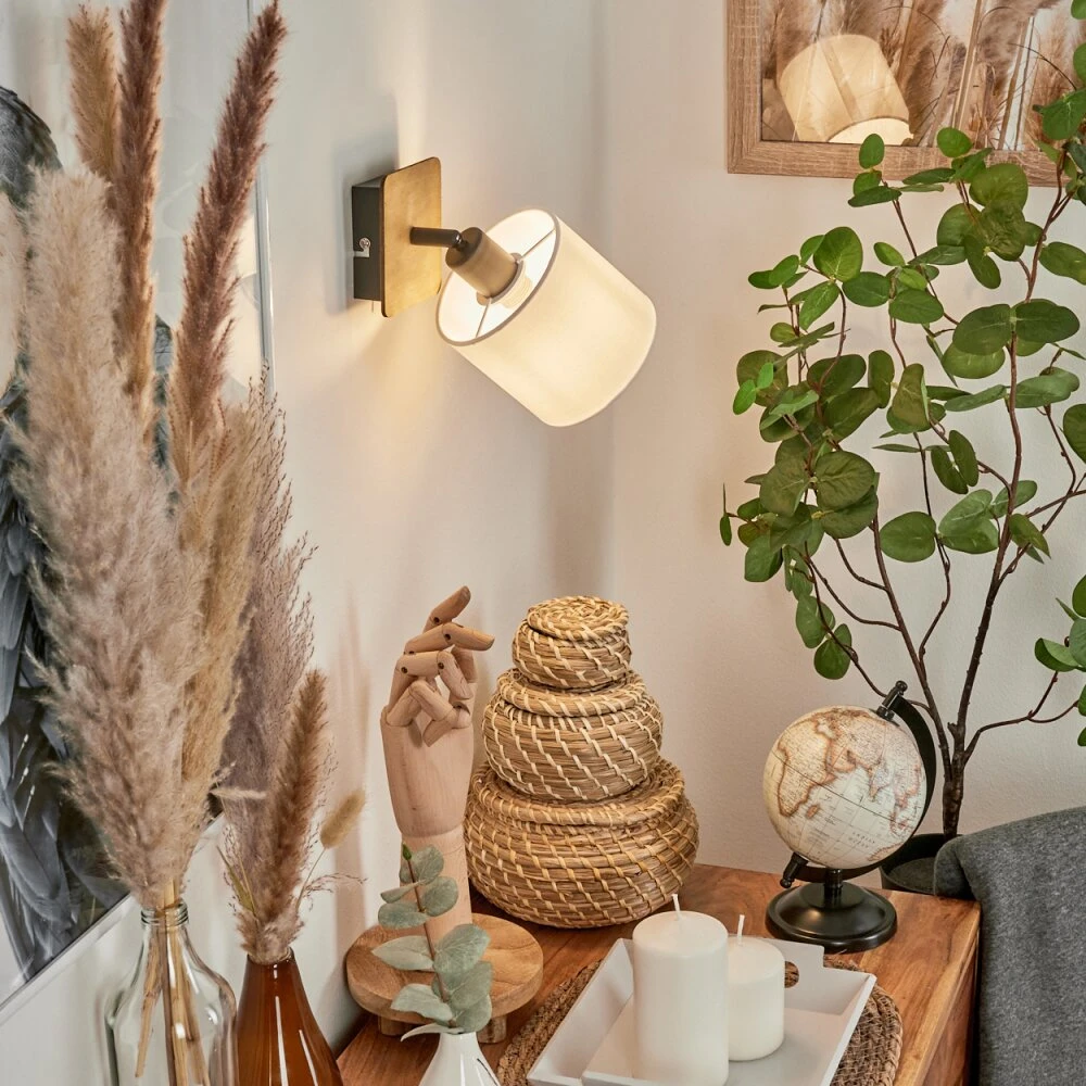 Alsen Wandleuchte Holz Dunkel, Schwarz, 1-flammig 11 Alsen Wandleuchte Holz Dunkel, Schwarz, 1-flammig – Bild 9