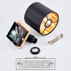 Alsen Wandleuchte Naturfarben, Schwarz, 1-flammig -Lampe Verkäufe alsen wandleuchte h3581339 4