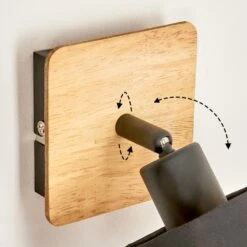 Alsen Wandleuchte Naturfarben, Schwarz, 1-flammig -Lampe Verkäufe alsen wandleuchte h3581339 5