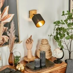 Alsen Wandleuchte Naturfarben, Schwarz, 1-flammig -Lampe Verkäufe alsen wandleuchte h3581339 6