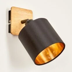 Alsen Wandleuchte Naturfarben, Schwarz, 1-flammig -Lampe Verkäufe alsen wandleuchte h3581339 7