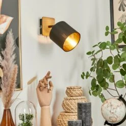 Alsen Wandleuchte Naturfarben, Schwarz, 1-flammig -Lampe Verkäufe alsen wandleuchte h3581339 8