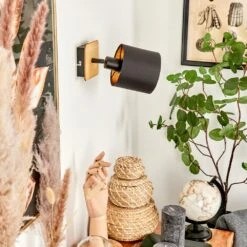 Alsen Wandleuchte Naturfarben, Schwarz, 1-flammig -Lampe Verkäufe alsen wandleuchte h3581339 9