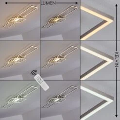 Alsterbro Deckenleuchte LED Nickel-Matt, 1-flammig, Fernbedienung -Lampe Verkäufe alsterbro deckenleuchte h3308387 3