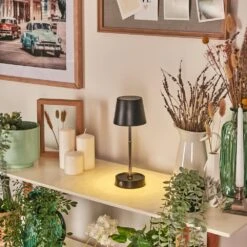 Amien Tischleuchte LED Schwarz, Silber, 1-flammig -Lampe Verkäufe amien tischleuchte h3853009 12