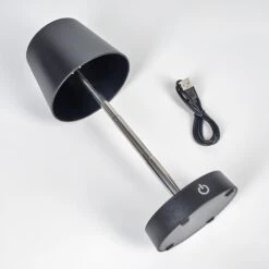 Amien Tischleuchte LED Schwarz, Silber, 1-flammig -Lampe Verkäufe amien tischleuchte h3853009 4