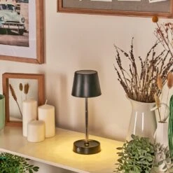 Amien Tischleuchte LED Schwarz, Silber, 1-flammig -Lampe Verkäufe amien tischleuchte h3853009 8