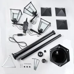 Anfei Kandelaber Schwarz, 3-flammig -Lampe Verkäufe anfei kandelaber h3826409 4