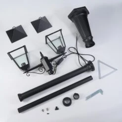 Anfei Wegeleuchte Schwarz, 2-flammig -Lampe Verkäufe anfei wegeleuchte h3693025 4