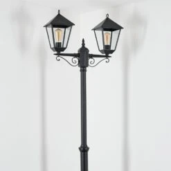 Anfei Wegeleuchte Schwarz, 2-flammig -Lampe Verkäufe anfei wegeleuchte h3693025 6