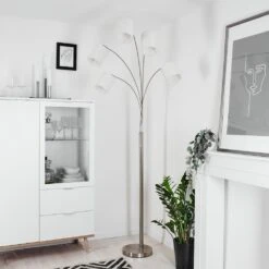 Antillo Stehleuchte Nickel-Matt, 5-flammig -Lampe Verkäufe antillo stehleuchte h3445358 9