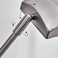 Antra Stehleuchte LED Nickel-Matt, 1-flammig -Lampe Verkäufe antra stehleuchte h3788127 2