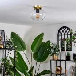 Apedo Deckenleuchte Glas 20 Cm Gold, Schwarz, 1-flammig -Lampe Verkäufe apedo deckenleuchte glas 20 cm h3771860 11