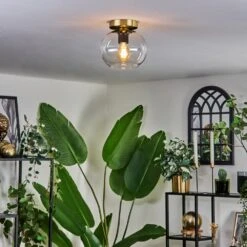 Apedo Deckenleuchte Glas 20 Cm Gold, Schwarz, 1-flammig -Lampe Verkäufe apedo deckenleuchte glas 20 cm h3771860 6