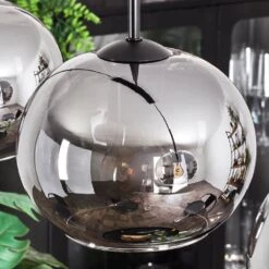 Apedo Hängeleuchte Glas 20cm Rauchfarben, 4-flammig -Lampe Verkäufe apedo haengeleuchte glas 20cm h3719633 2