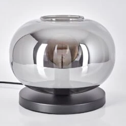 Apedo Tischleuchte Glas 30cm Schwarz, 1-flammig 21 Apedo Tischleuchte Glas 30cm Schwarz, 1-flammig -Lampe Verkäufe apedo tischleuchte glas 30cm h3780695 7