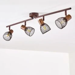 Arjen Deckenleuchte Braun, Rostfarben, 4-flammig -Lampe Verkäufe arjen deckenleuchte h3336892 do1 4