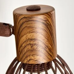 Arjen Wandleuchte Holz Dunkel, Rostfarben, 1-flammig -Lampe Verkäufe arjen wandleuchte h3336854 do1 10