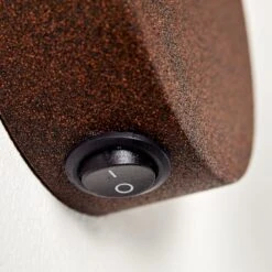 Arjen Wandleuchte Holz Dunkel, Rostfarben, 1-flammig -Lampe Verkäufe arjen wandleuchte h3336854 do1 13