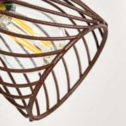 Arjen Wandleuchte Holz Dunkel, Rostfarben, 1-flammig -Lampe Verkäufe arjen wandleuchte h3336854 do1 17