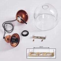 Arnprior Hängeleuchte Kupferfarben, 1-flammig -Lampe Verkäufe arnprior haengeleuchte h3557624 4