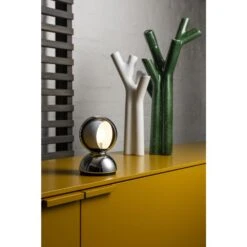 Artemide Eclisse Tischleuchte Silber, 1-flammig -Lampe Verkäufe artemide eclisse tischleuchte 0028140a 9