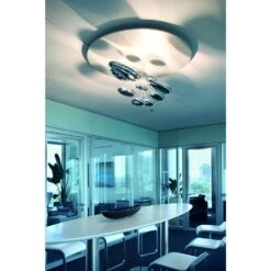 Artemide Mercury Deckenleuchte LED Chrom, 1-flammig 7 Artemide Mercury Deckenleuchte LED Chrom, 1-flammig -Lampe Verkäufe artemide mercury deckenleuchte 1366w10a 2