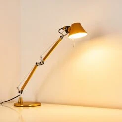 Artemide TOLOMEO MICRO Tischleuchte Gelb, 1-flammig, Farbwechsler -Lampe Verkäufe artemide tolomeo micro tischleuchte 0011860a 10