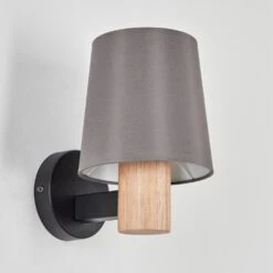 Atranco Wandleuchte Naturfarben, Schwarz, 1-flammig -Lampe Verkäufe atranco wandleuchte h3632635 7