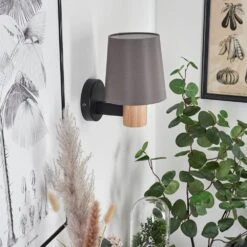 Atranco Wandleuchte Naturfarben, Schwarz, 1-flammig -Lampe Verkäufe atranco wandleuchte h3632635 9