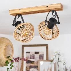 Auboncourt Deckenleuchte Naturfarben, 2-flammig -Lampe Verkäufe auboncourt deckenleuchte h3618899 9