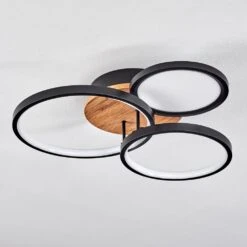 Avelal Deckenleuchte LED Braun, Holzoptik, Schwarz, 1-flammig -Lampe Verkäufe avelal deckenleuchte h3460320 7